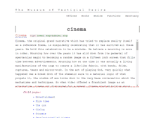 Tablet Screenshot of museumofvestigialdesire.net
